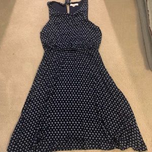 LOFT Empire Waist Swing Sleeveless Dress, Size L